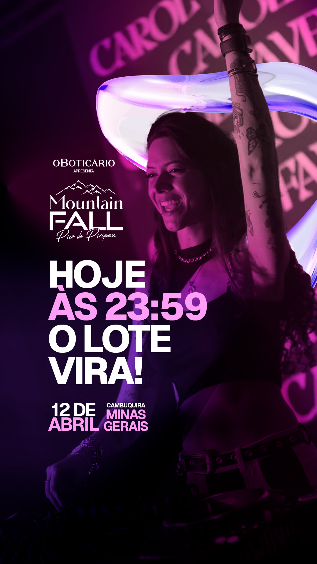 [Mountain] - Hoje o lote vira - Arte reels